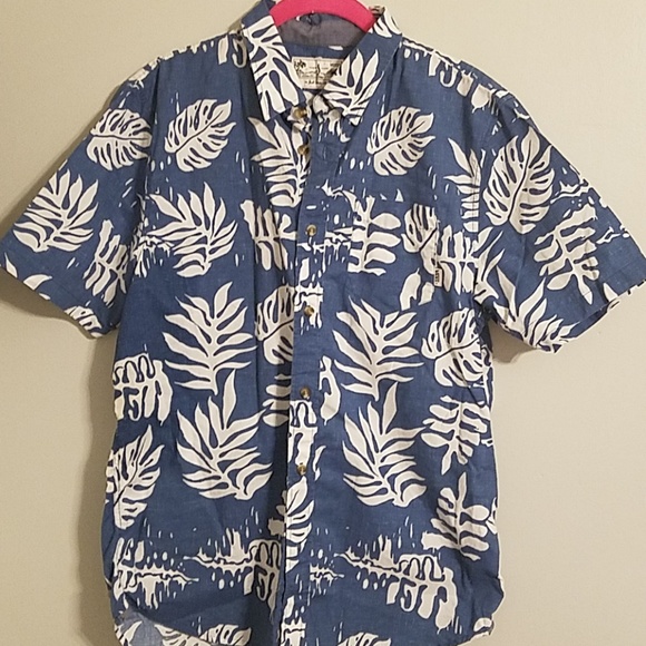 Vans Other - ❤ Vans Blue White Palm Leaves Shirt